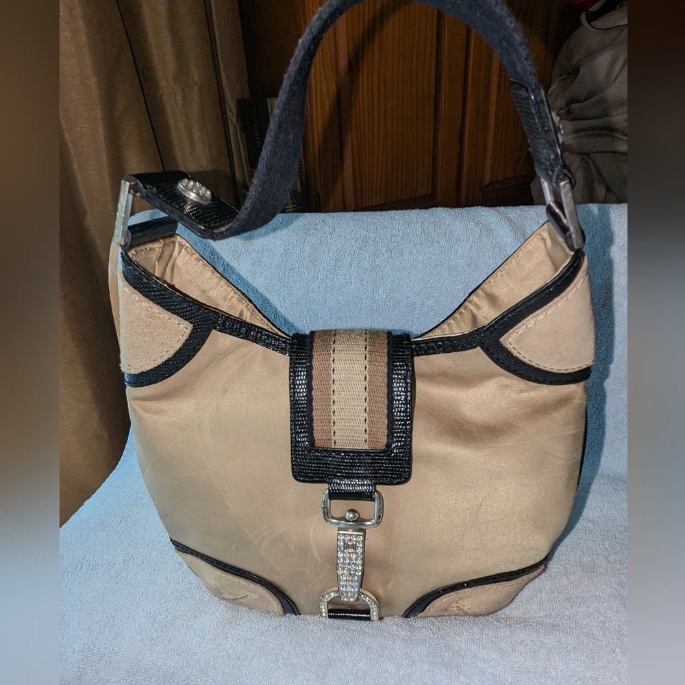 Michael Kors sport luxe small hobo satin bag.